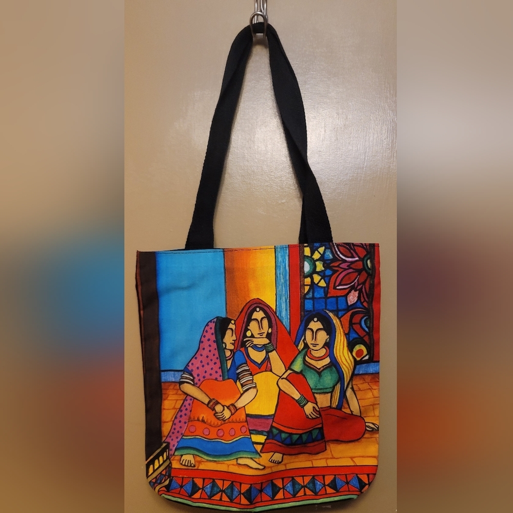 Artistic Multicolor Tote Bag